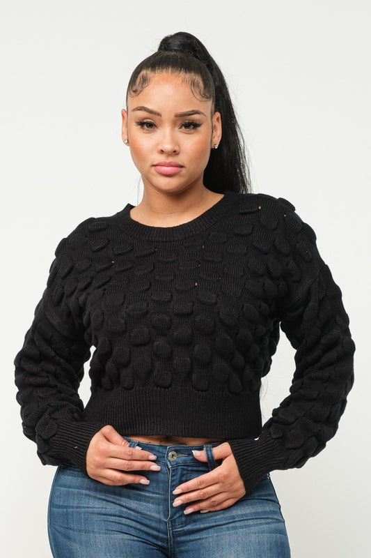 Checker Sweater Top - Body By J'ne