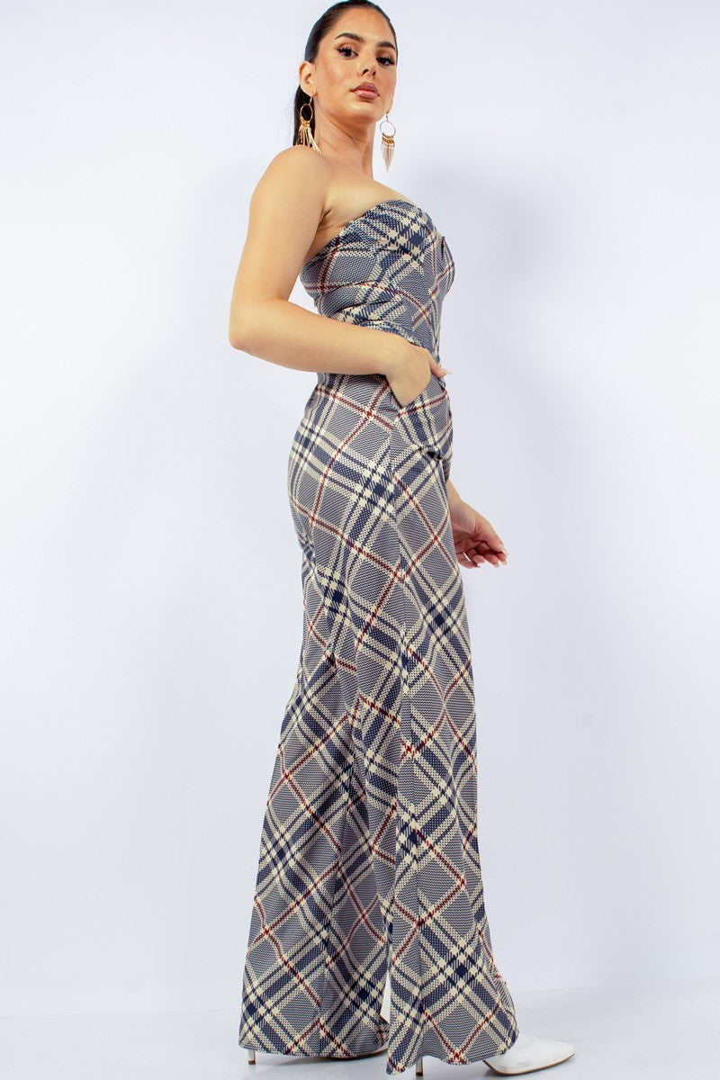 Bustier Top & Wide Pants Set - Body By J'ne