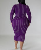 Turtle Neck Stretch Dress - Body By J'ne