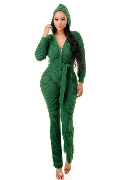 Monroe Hooded Jumpsuit - Body By J'ne