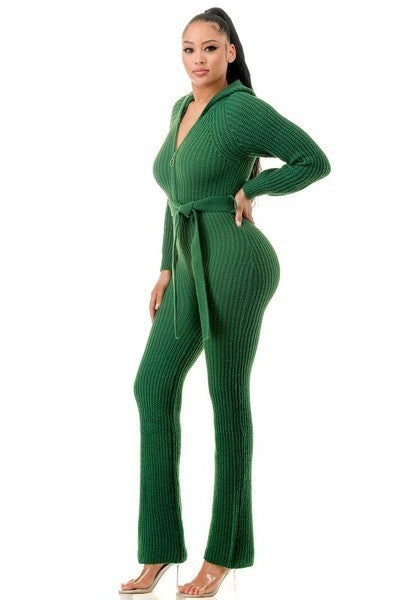 Monroe Hooded Jumpsuit - Body By J'ne