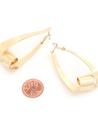 Triangle Loop Metal Dangle Earring - Body By J'ne