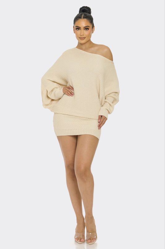 Sweater Mini Dress - Body By J'ne