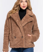 Faux Fur Sherpa Jacket - Body By J'ne