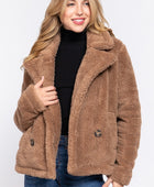 Faux Fur Sherpa Jacket - Body By J'ne