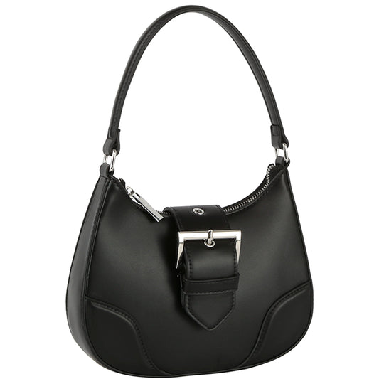 Fashion Buckle Curve Handle Shoulder Bag - Body By J'ne