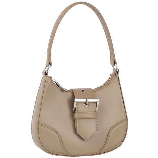 Fashion Buckle Curve Handle Shoulder Bag - Body By J'ne