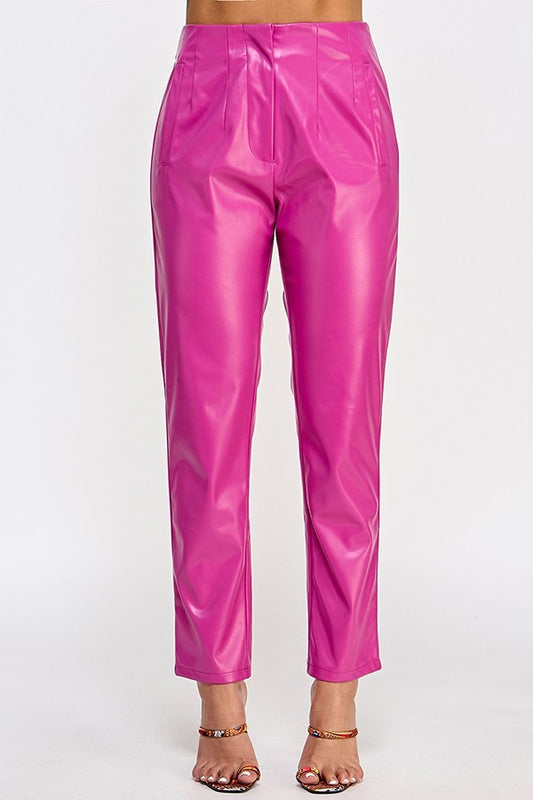 Faux Leather Pants - Body By J'ne