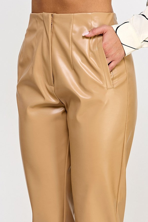 Faux Leather Pants - Body By J'ne