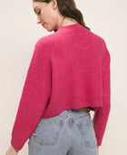 Wool Blend Cropped Sweater Top - Body By J'ne