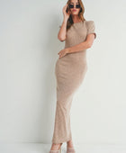 Short-sleeve Maxi Dress - Body By J'ne