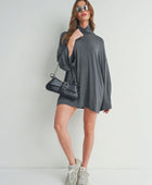 Bell Sleeve Turtle Neck Dress - Body By J'ne