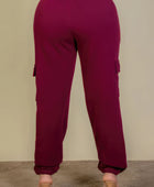 Plus Size Side Pocket Drawstring Waist Sweatpants - Body By J'ne