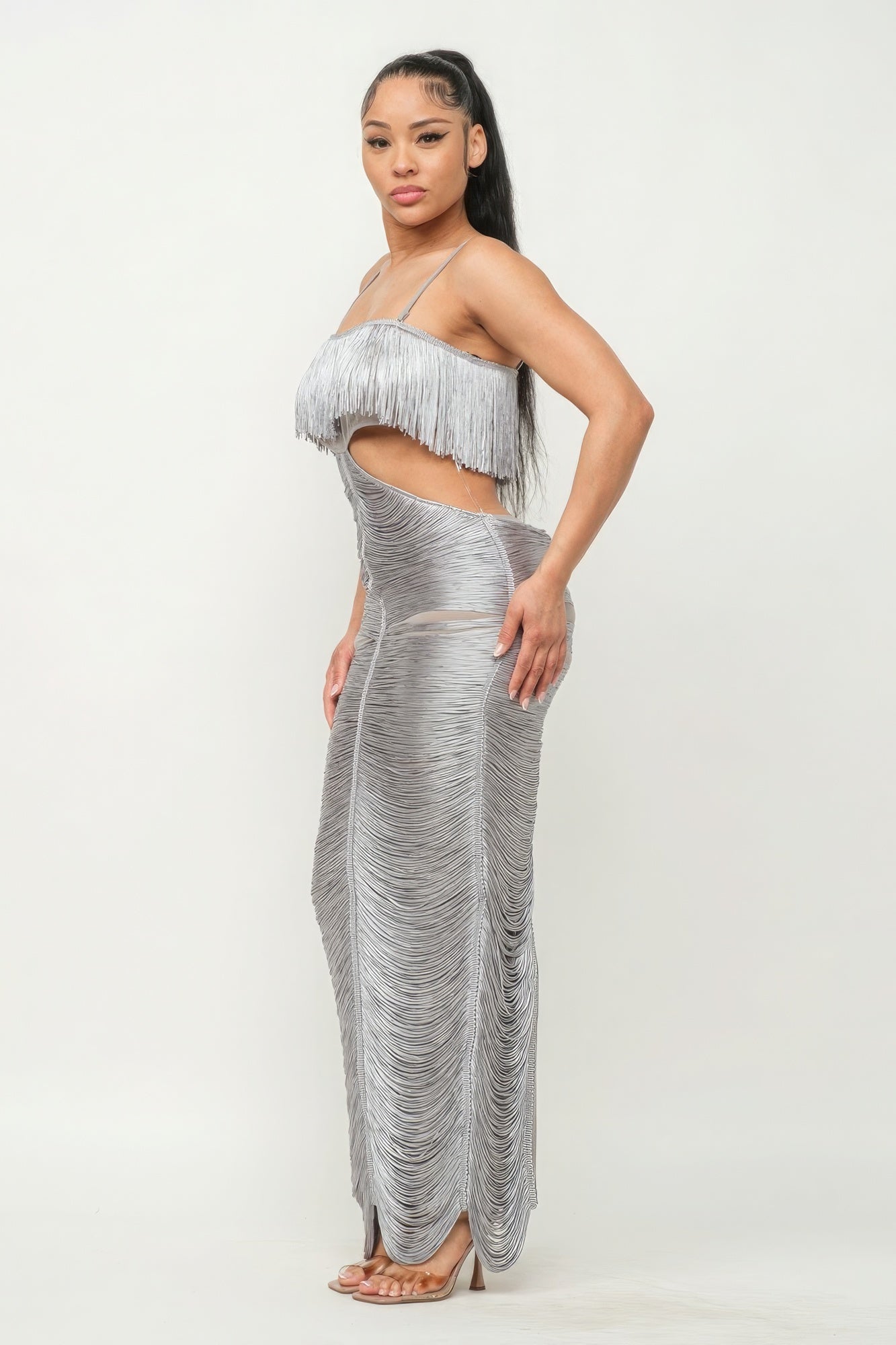 Lux Fringe Maxi Dress - Body By J'ne