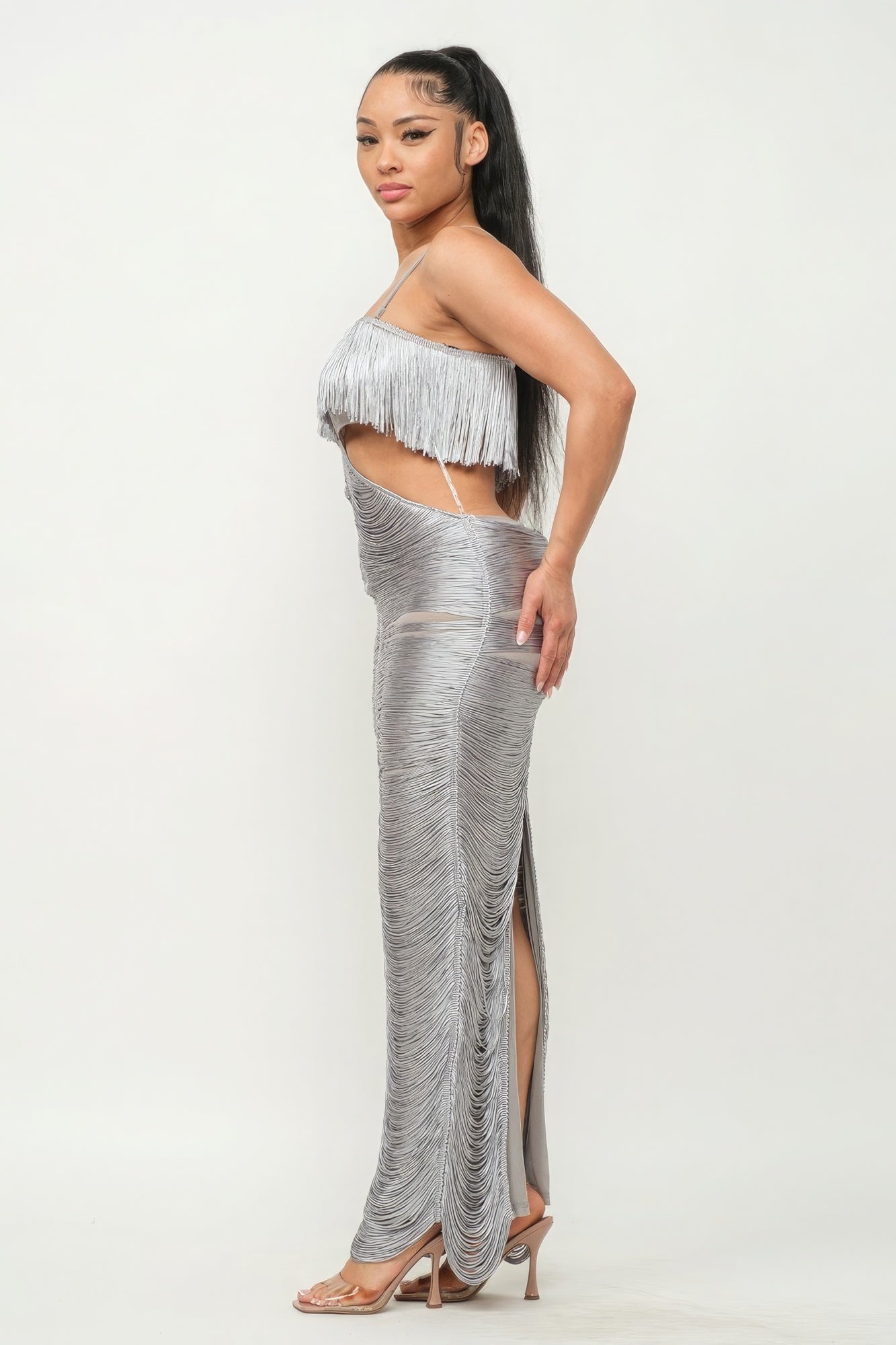 Lux Fringe Maxi Dress - Body By J'ne