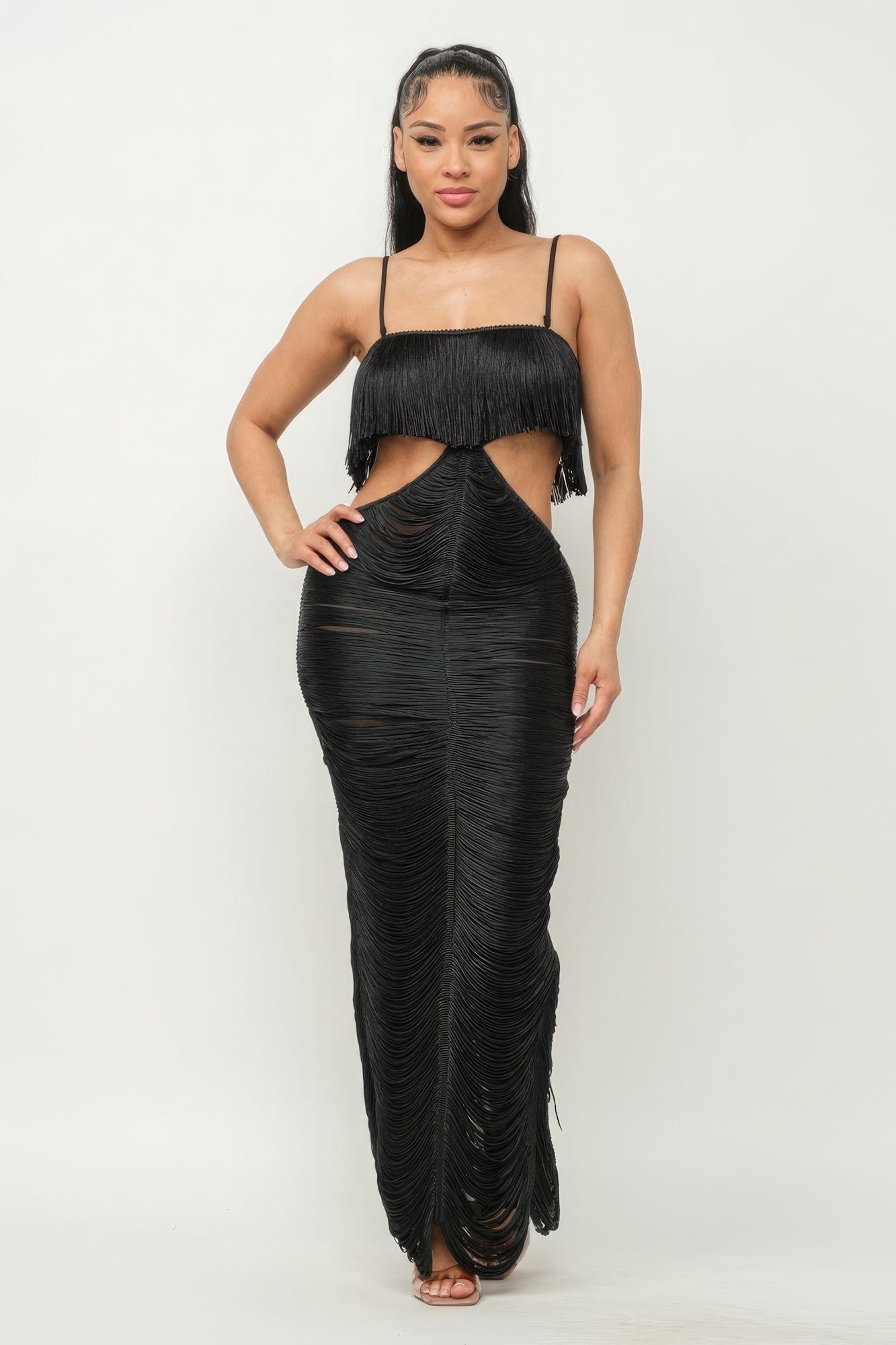 Lux Fringe Maxi Dress - Body By J'ne