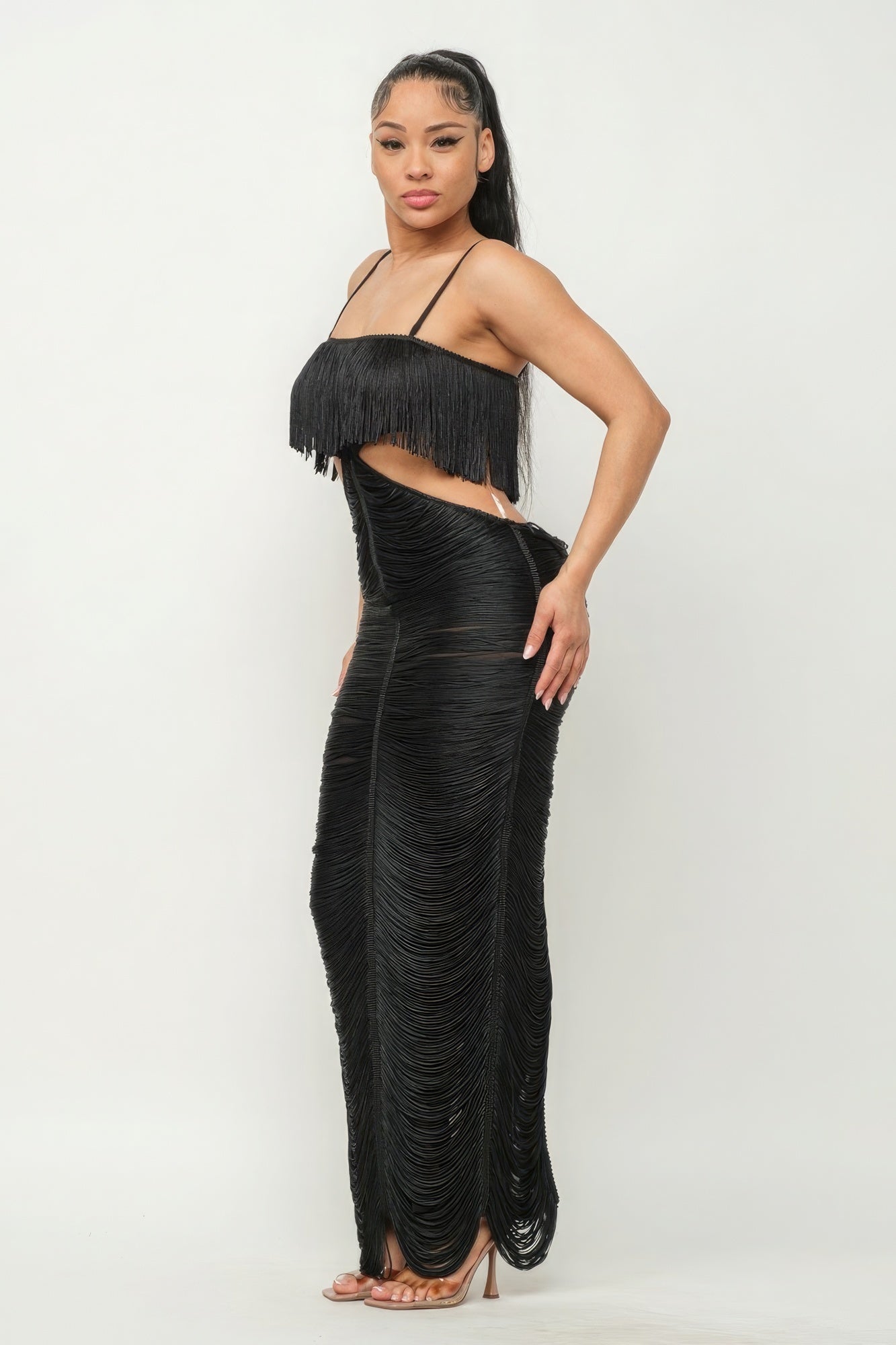 Lux Fringe Maxi Dress - Body By J'ne