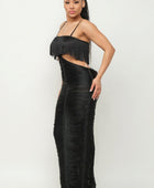 Lux Fringe Maxi Dress - Body By J'ne