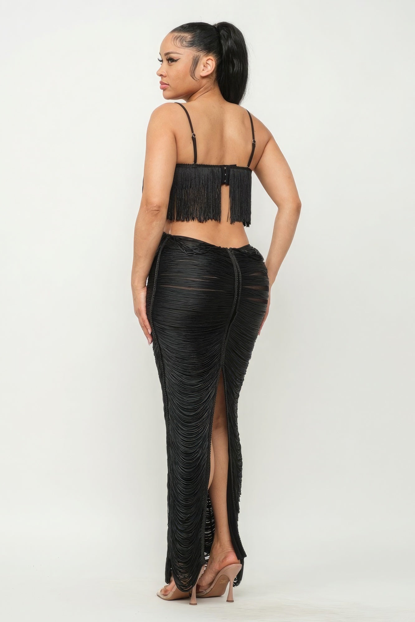 Lux Fringe Maxi Dress - Body By J'ne