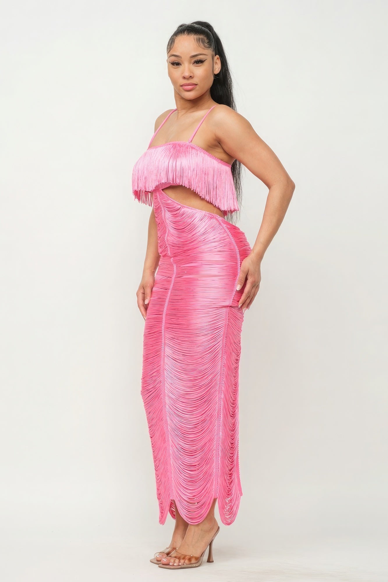 Lux Fringe Maxi Dress - Body By J'ne