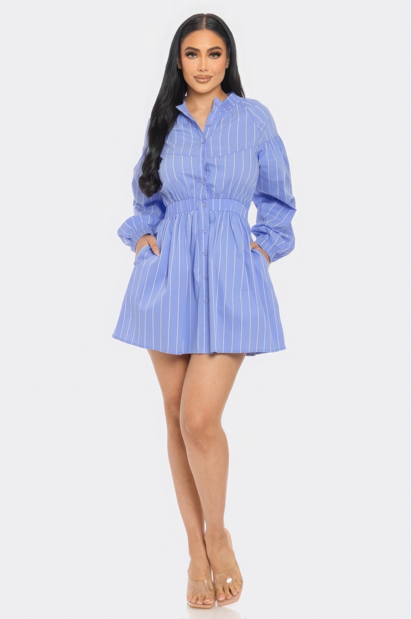 Striped Mini Dress - Body By J'ne