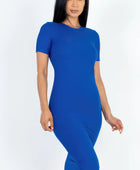 Ribbed Bodycon Midi Dress - Body By J'ne