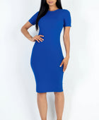 Ribbed Bodycon Midi Dress - Body By J'ne