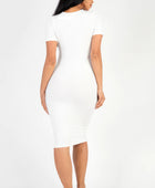 Ribbed Bodycon Midi Dress - Body By J'ne