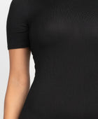 Ribbed Bodycon Midi Dress - Body By J'ne