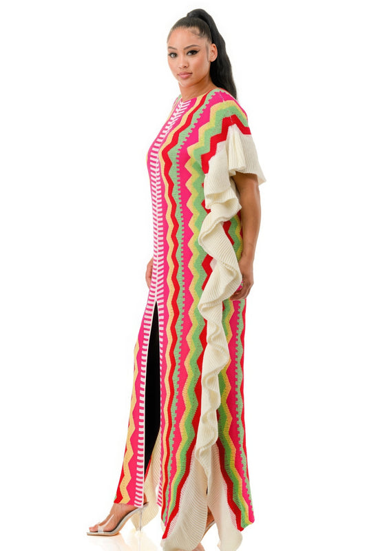 Thick Knit Tribal Dress - Body By J'ne