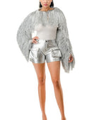 Metallic Tinsel Bolero - Body By J'ne