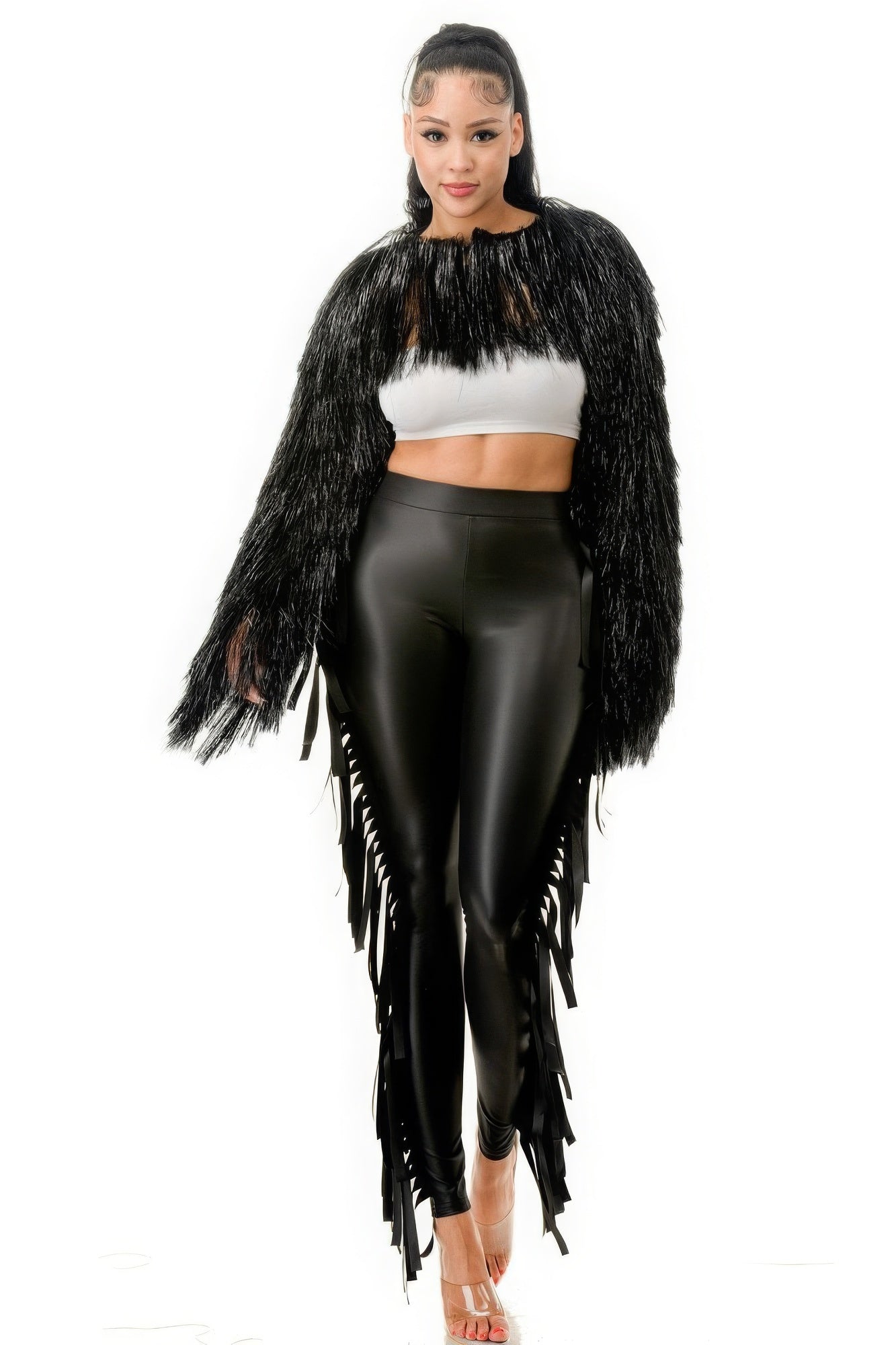 Metallic Tinsel Bolero - Body By J'ne