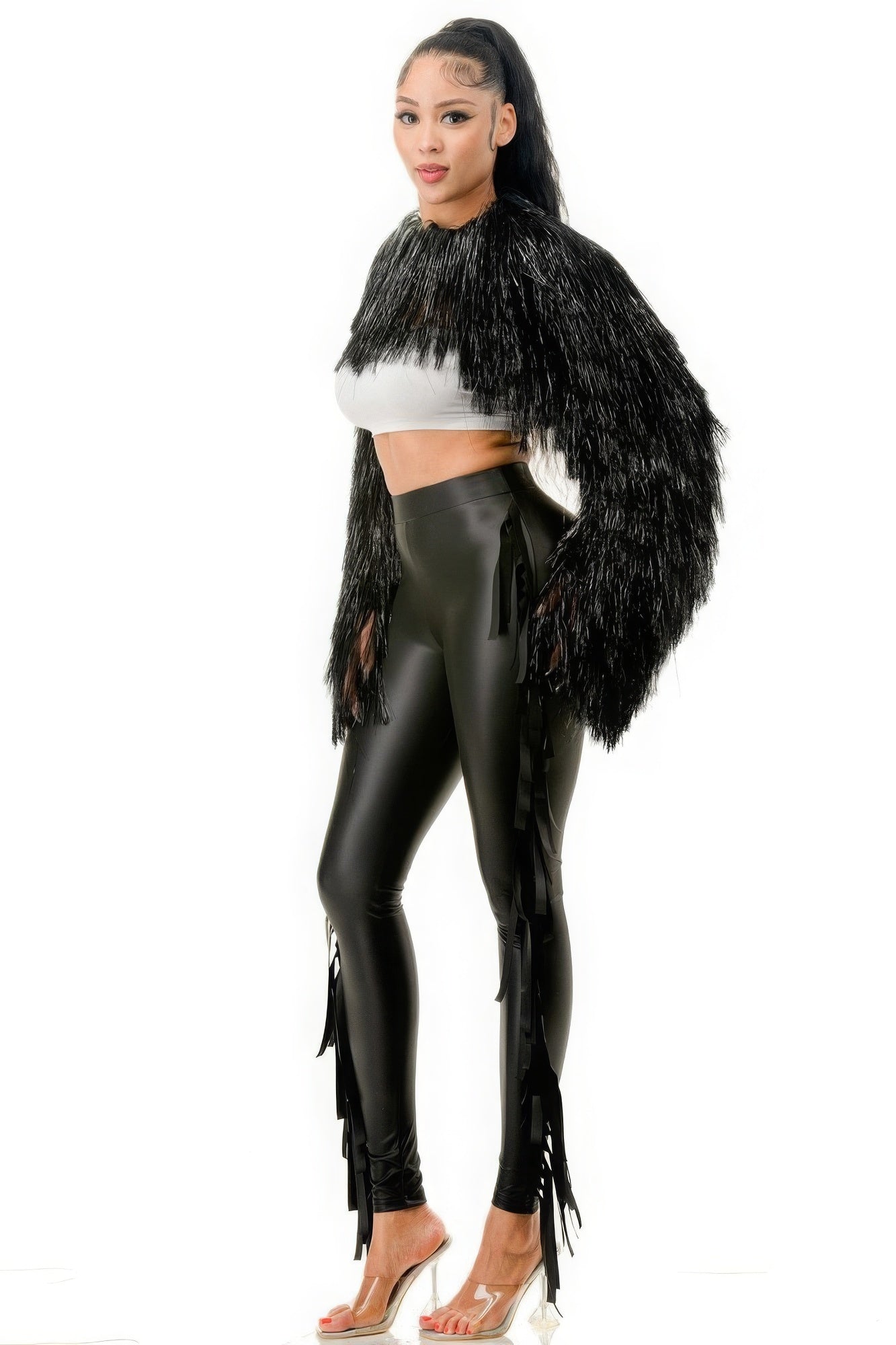 Metallic Tinsel Bolero - Body By J'ne