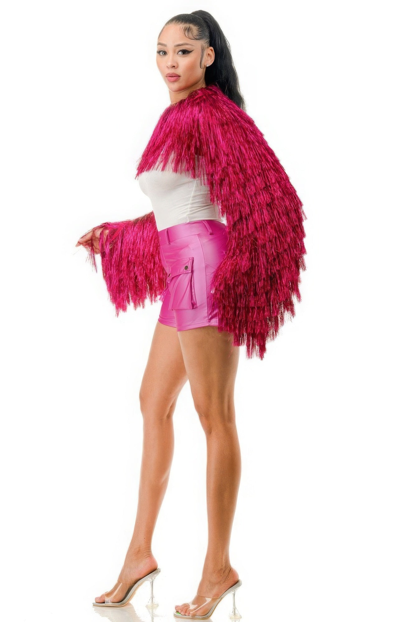 Metallic Tinsel Bolero - Body By J'ne