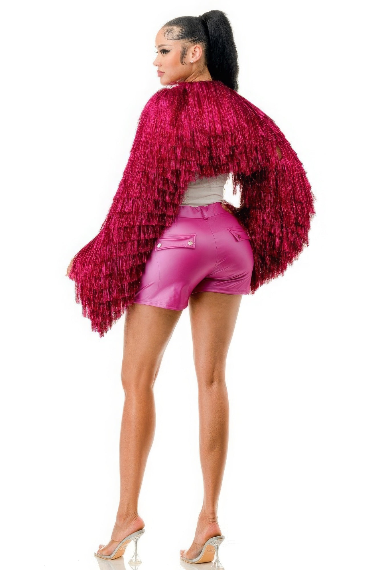 Metallic Tinsel Bolero - Body By J'ne