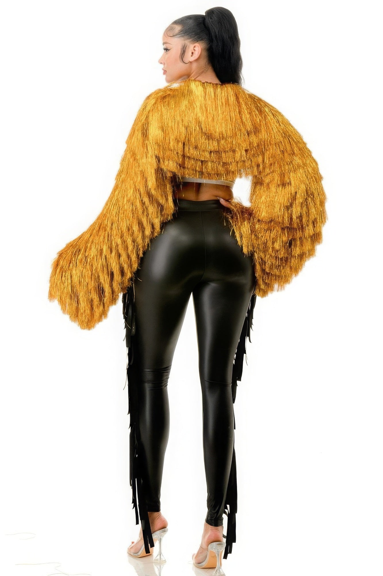 Metallic Tinsel Bolero - Body By J'ne