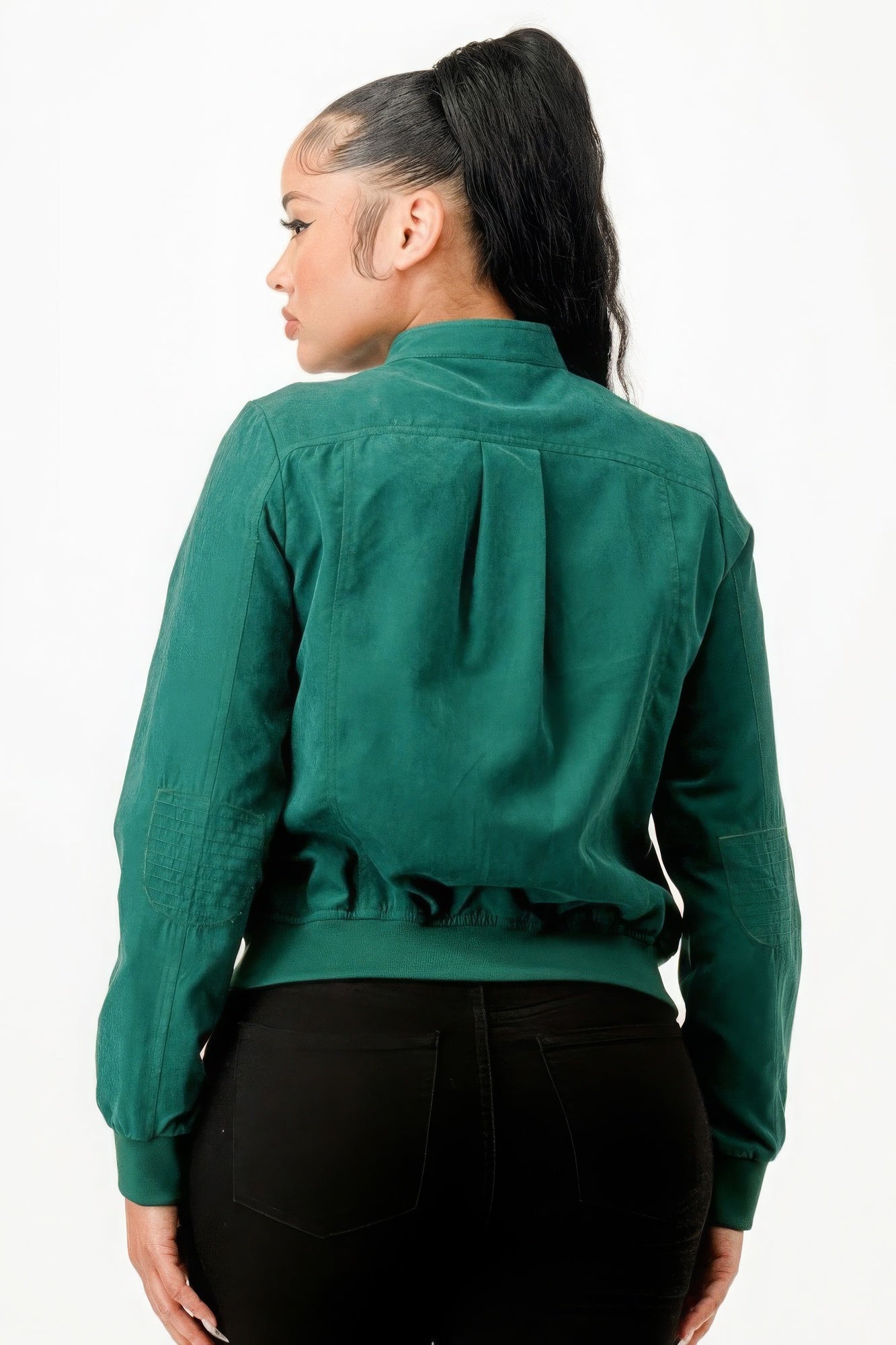 Casual Zip Up Biker Moto Jacket - Body By J'ne