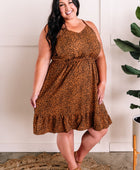 Leopard Print Dress In Copper Harbor 11.22 - Body By J'ne