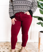 Scarlet Denim Cuffed Joggers By Judy Blue Jeans - Body By J'ne