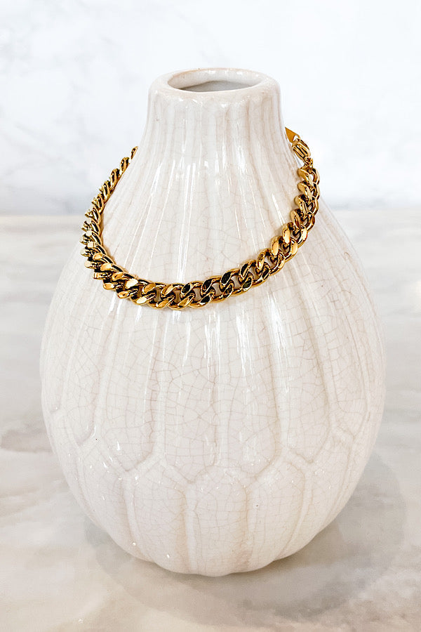 Natural Elements Chunky Gold Link Bracelet - Body By J'ne