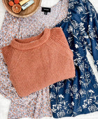 Smocked Babydoll Blouse In Ditsy Floral - Body By J'ne