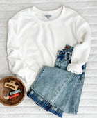 Minky, Cool To The Touch, Pullover In Off White - Body By J'ne