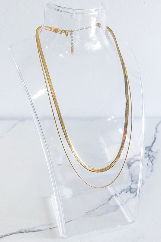 Natural Elements Basic Gold Layered Necklace - Body By J'ne