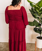 Tiered Maxi Dress With Smocking Detail In Holly - Body By J'ne