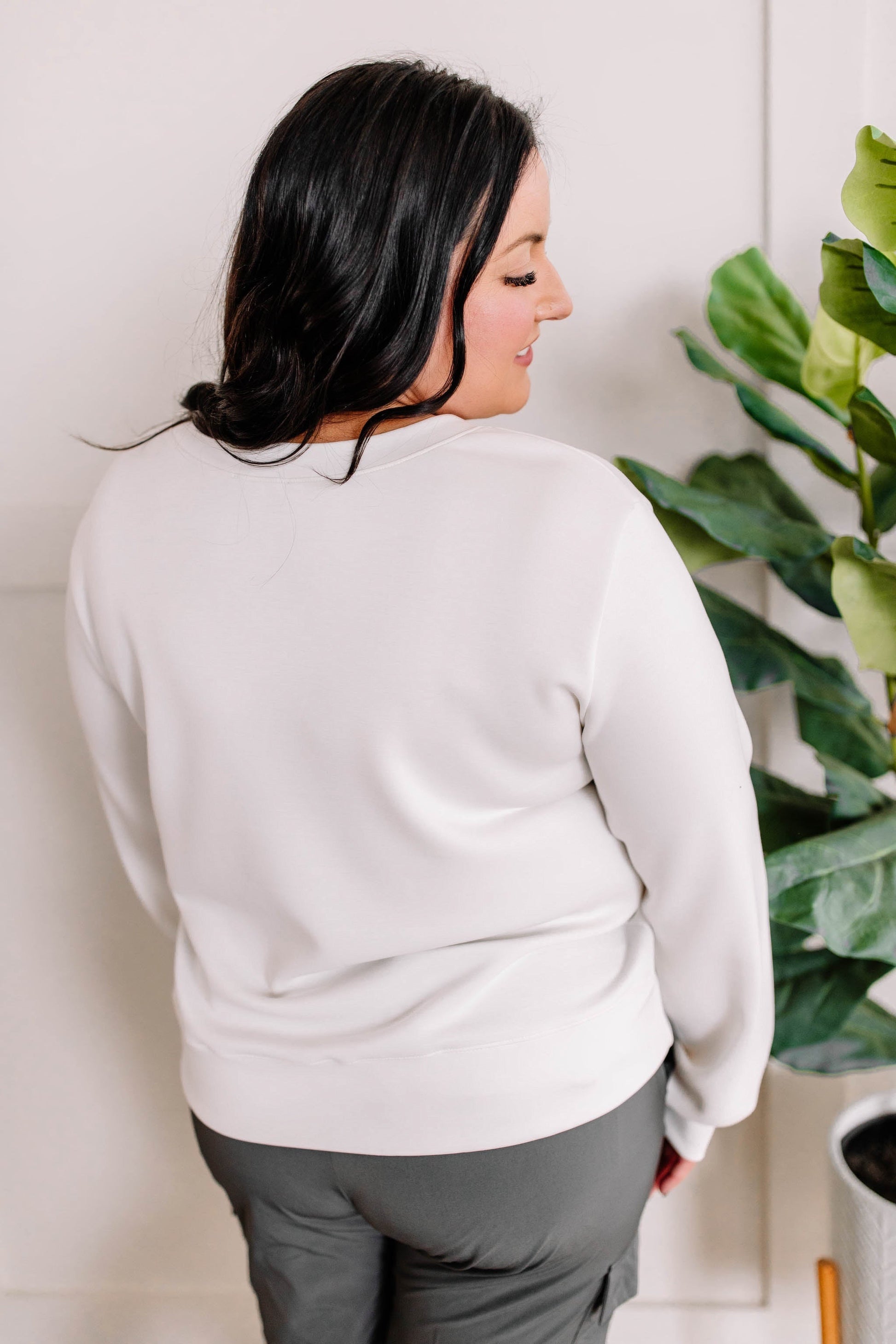 Minky, Cool To The Touch, Pullover In Off White - Body By J'ne