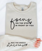 FOCUS ON THE STEP POSITIVE VIBES SWEATSHIRT - Body By J'ne