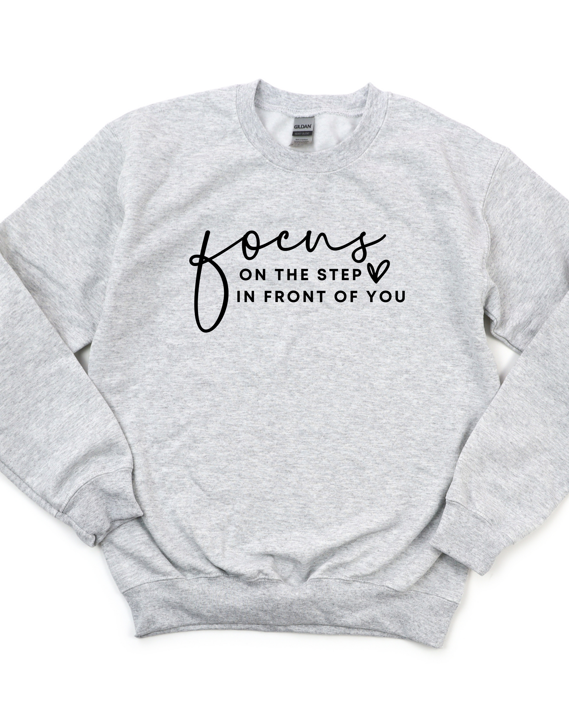 FOCUS ON THE STEP POSITIVE VIBES SWEATSHIRT - Body By J'ne