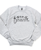 FOCUS ON THE STEP POSITIVE VIBES SWEATSHIRT - Body By J'ne