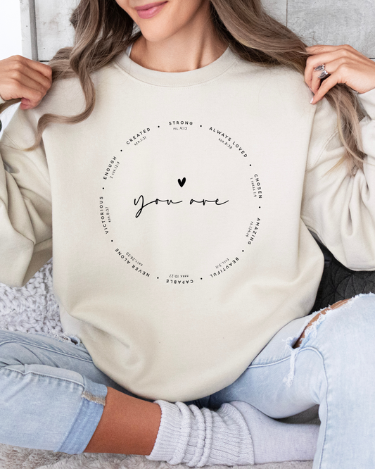 YOU ARE POSITIVE VIBES SWEATSHIRT - Body By J'ne