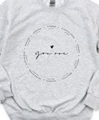 YOU ARE POSITIVE VIBES SWEATSHIRT - Body By J'ne